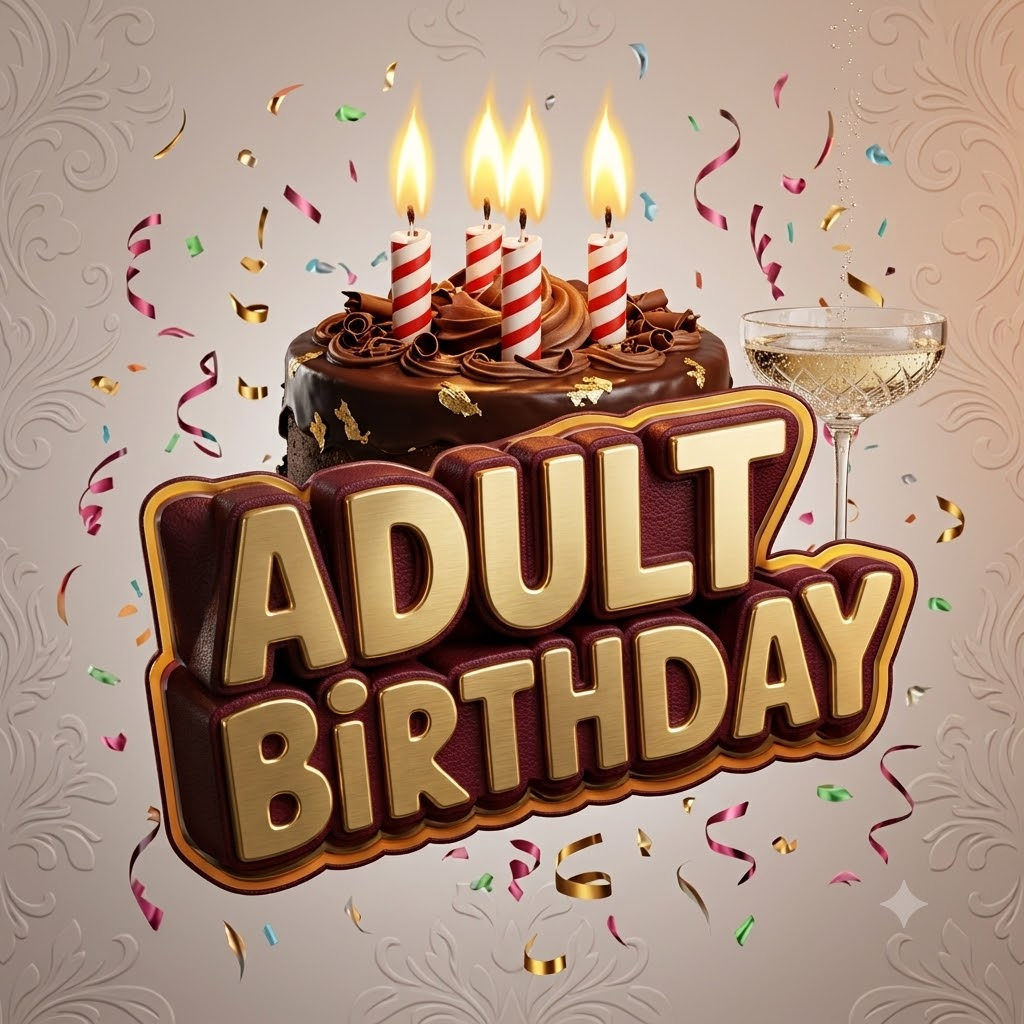 Elegant adult birthday party setups